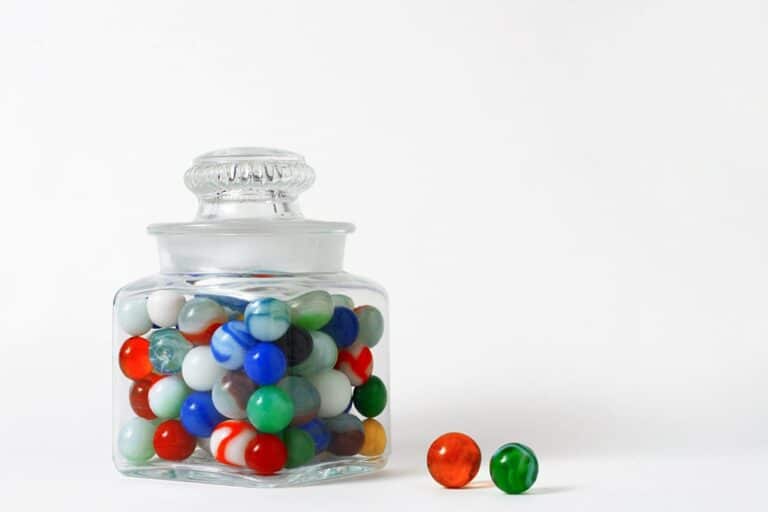 Jar of marbles